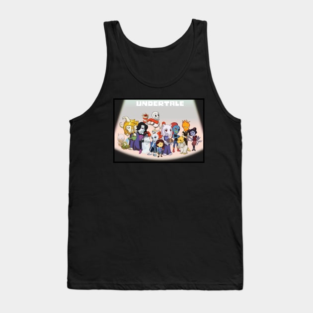 Undertale Group Shot Tank Top by JuditangeloZK